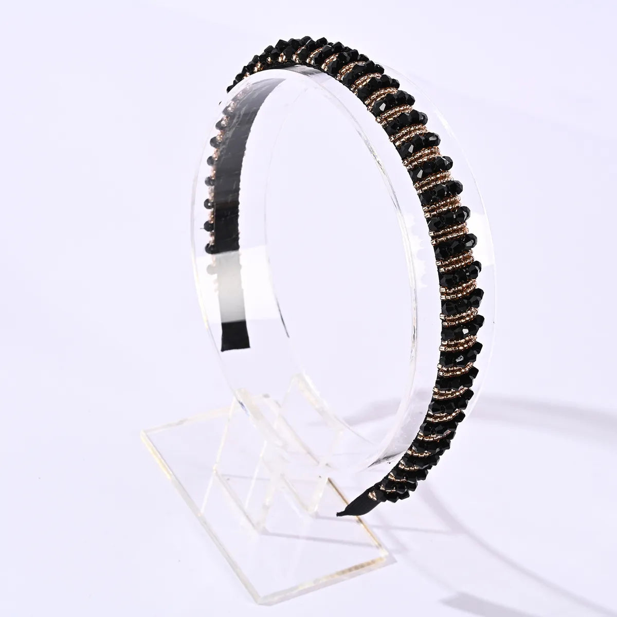 Fashion U Shape Geometric Crystal Hair Band 1 Piece