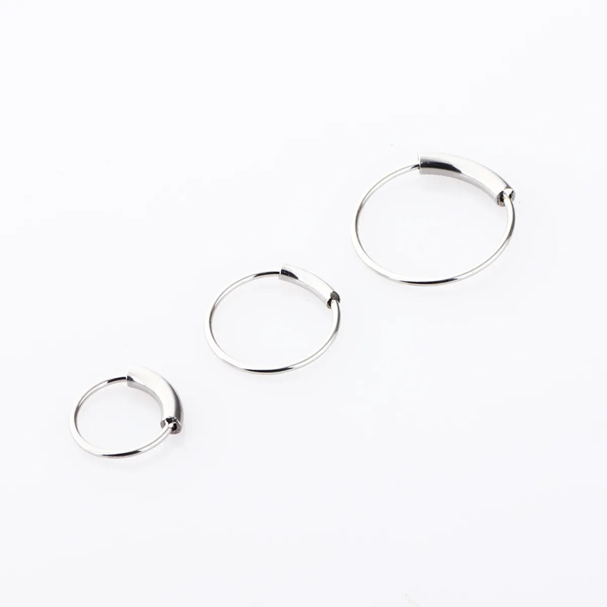 Fashion U Shape Metal Earrings 1 Piece