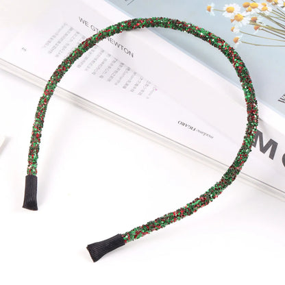 Women'S Fashion U Shape Plastic Sequins Hair Band