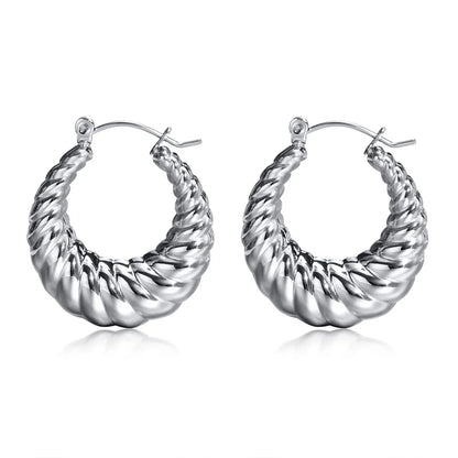 Fashion U Shape Stainless Steel Earrings Stainless Steel Earrings