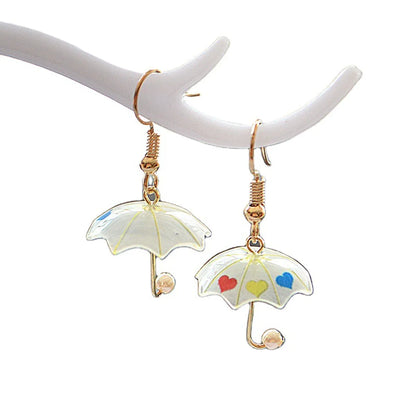 Fashion Umbrella Arylic Pearl Women's Drop Earrings 1 Pair