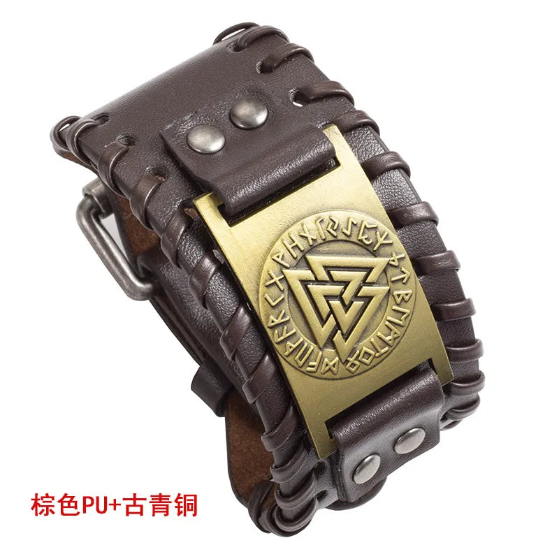 Fashion Geometric Pu Leather No Inlaid Unisex Bracelets