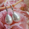 Fashion Water Droplets Pearl Drop Earrings 1 Pair