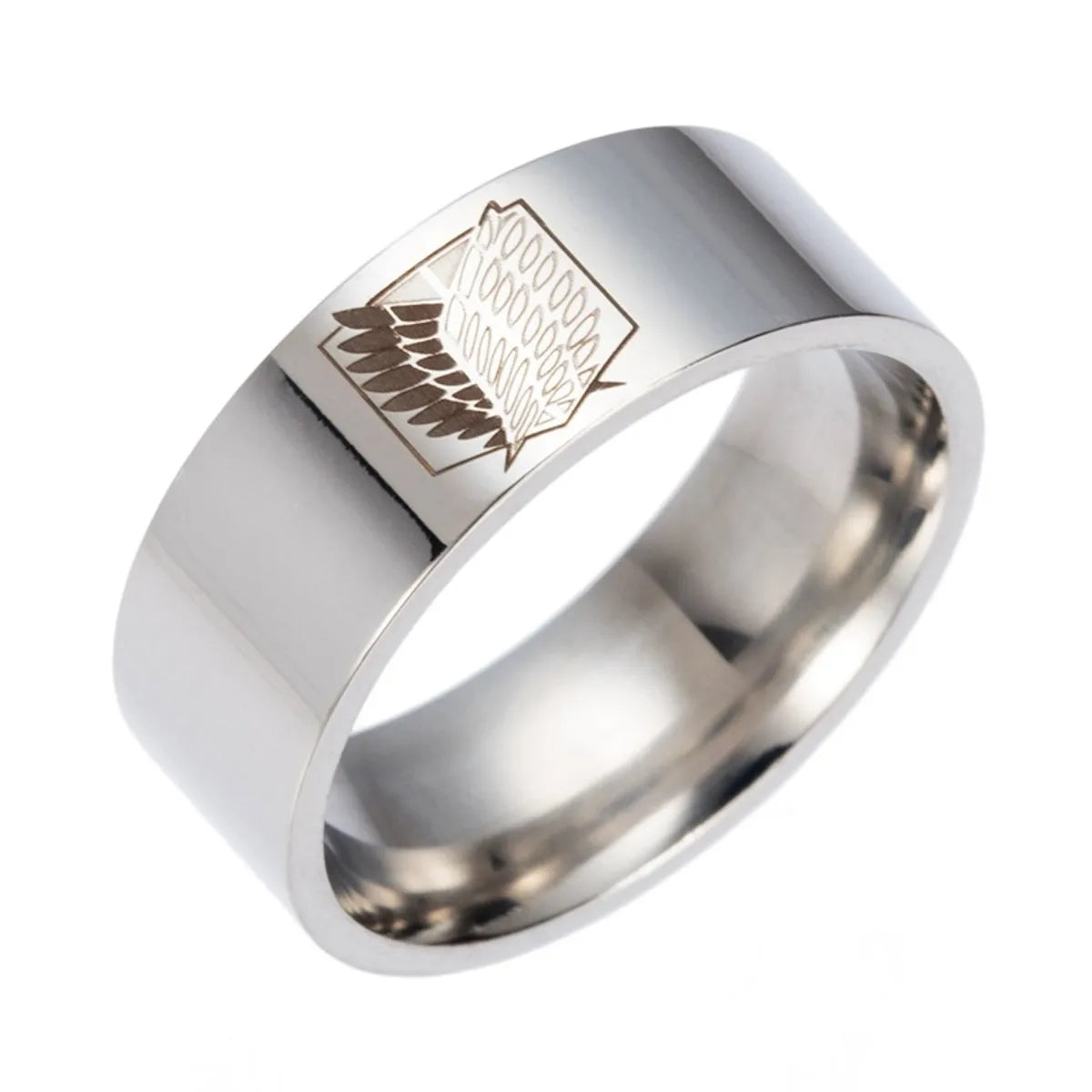 Fashion Wings Stainless Steel Rings No Inlaid Stainless Steel Rings