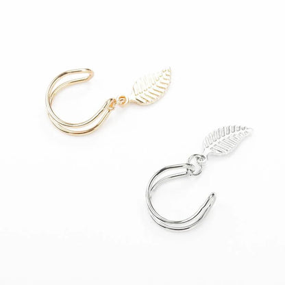 Fashion Women Leaves Ear Cuff Clip Earrings Alloy Alloyen Nhdp136133