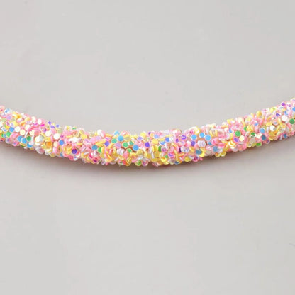 Fashion Youth Vitality Plastic Sequins Headband Female Color Fine Side Wild Headband Girl Heart Hair Accessories