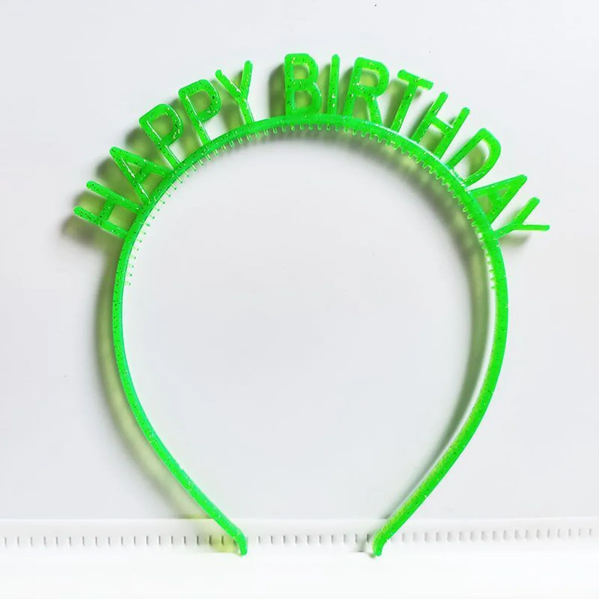 First-Hand Supply HAPPY BIRTHDAY Golden Silver HAPPY BIRTHDAY Plastic Colorful Hair Band Head Hoop Wholesale