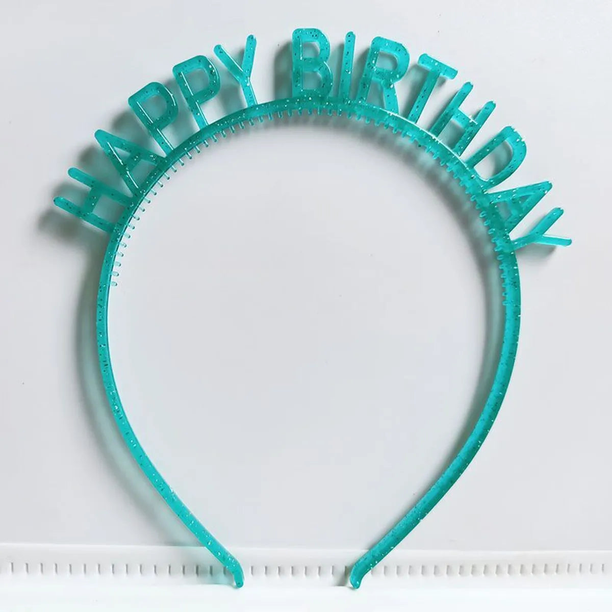 First-Hand Supply HAPPY BIRTHDAY Golden Silver HAPPY BIRTHDAY Plastic Colorful Hair Band Head Hoop Wholesale