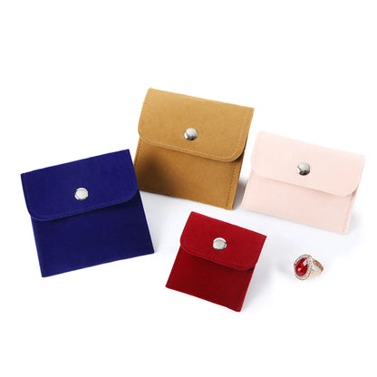 Flannel Coin Purse Jewelry Jewelry Jade Pendant Storage Bag Headset Lipstick Packaging Cloth Bag Pocket