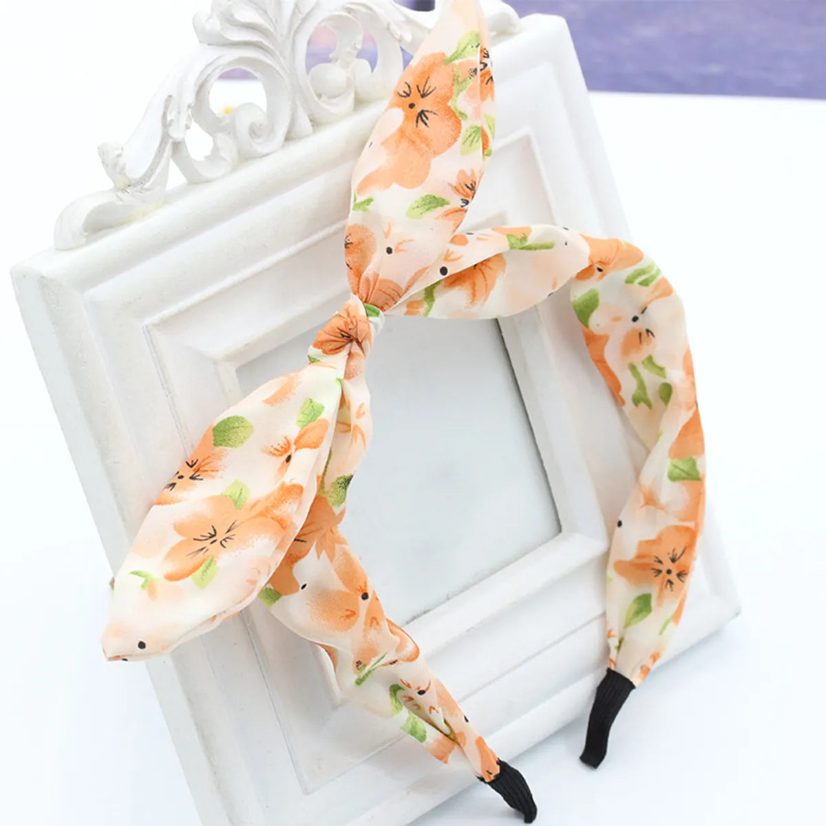 Floral Bowknot  Fashion Polka Dot Rabbit Headband  Wholesale