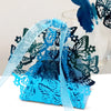 Flower Butterfly Iridescent Paper. Reflective Material Wedding Banquet Gift Bags