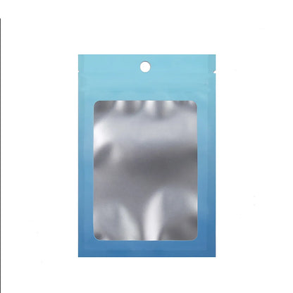 Frosted Aluminum Foil Gradient Jewelry Laser Jewelry Packaging Color Ziplock Bag