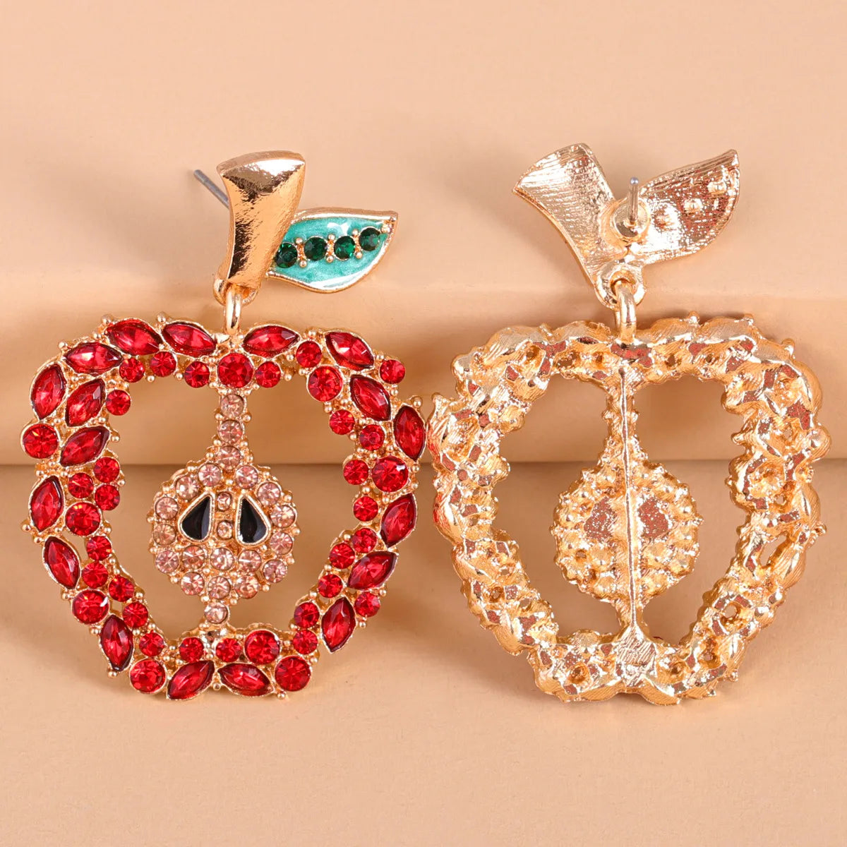 Fruit Apple Earrings