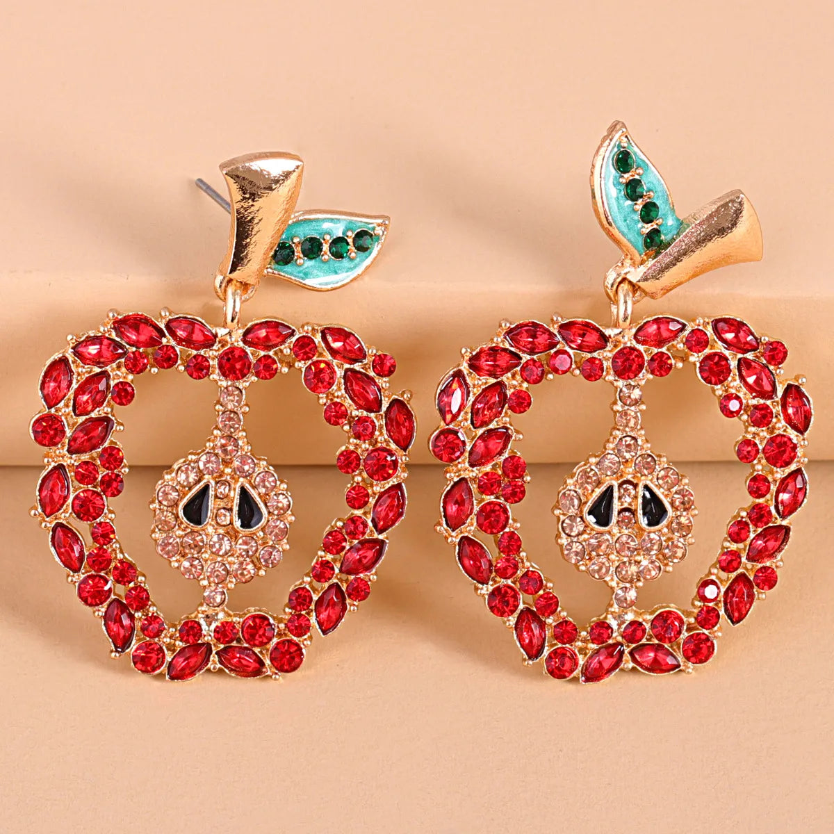 Fruit Apple Earrings