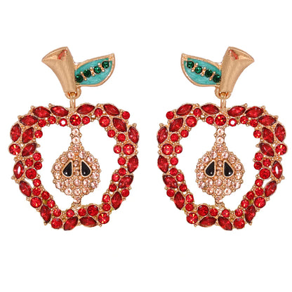 Fruit Apple Earrings