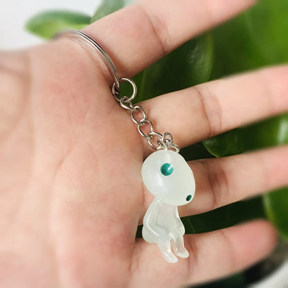 Funny  Resin Unisex Bag Pendant Keychain