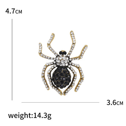 Funny Animal Alloy Inlay Artificial Diamond Women'S Brooches