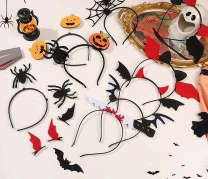 Funny Animal Pumpkin Ghost Plastic Resin Hair Clip Hair Band