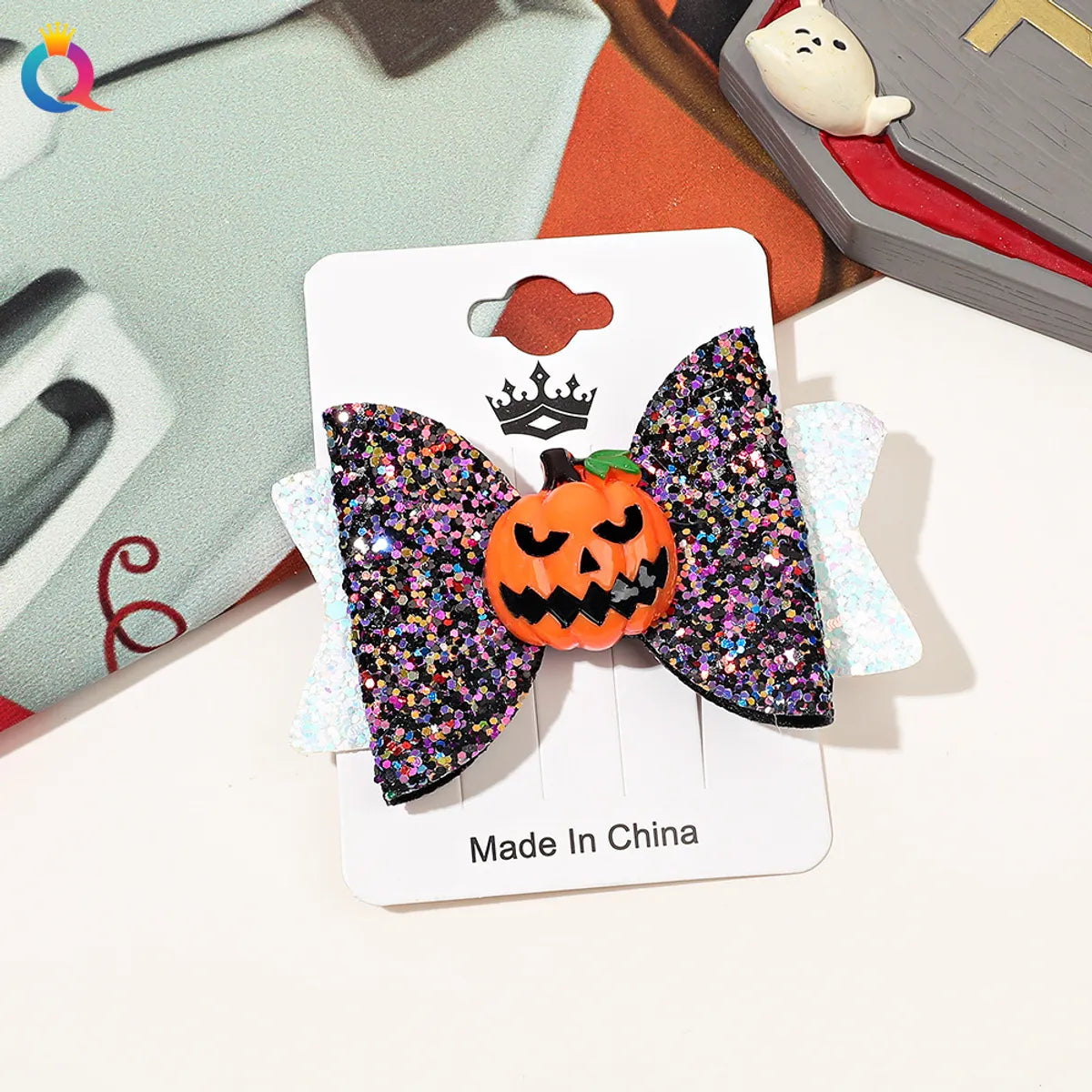 Funny Animal Pumpkin Ghost Plastic Resin Hair Clip Hair Band