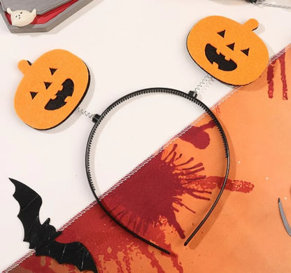 Funny Animal Pumpkin Ghost Plastic Resin Hair Clip Hair Band