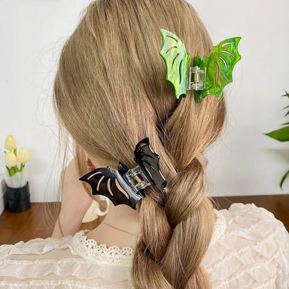 Funny Bat Arylic Hollow Out Hair Claws