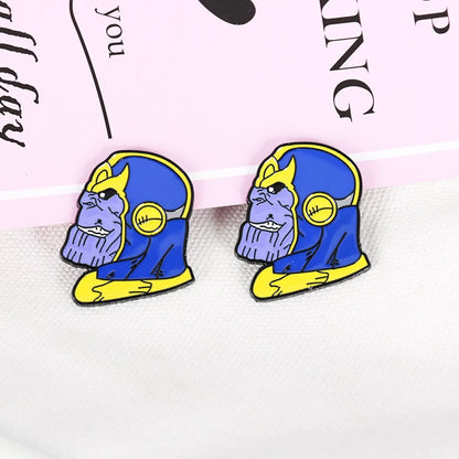 Funny Cartoon Alloy Plating Brooches