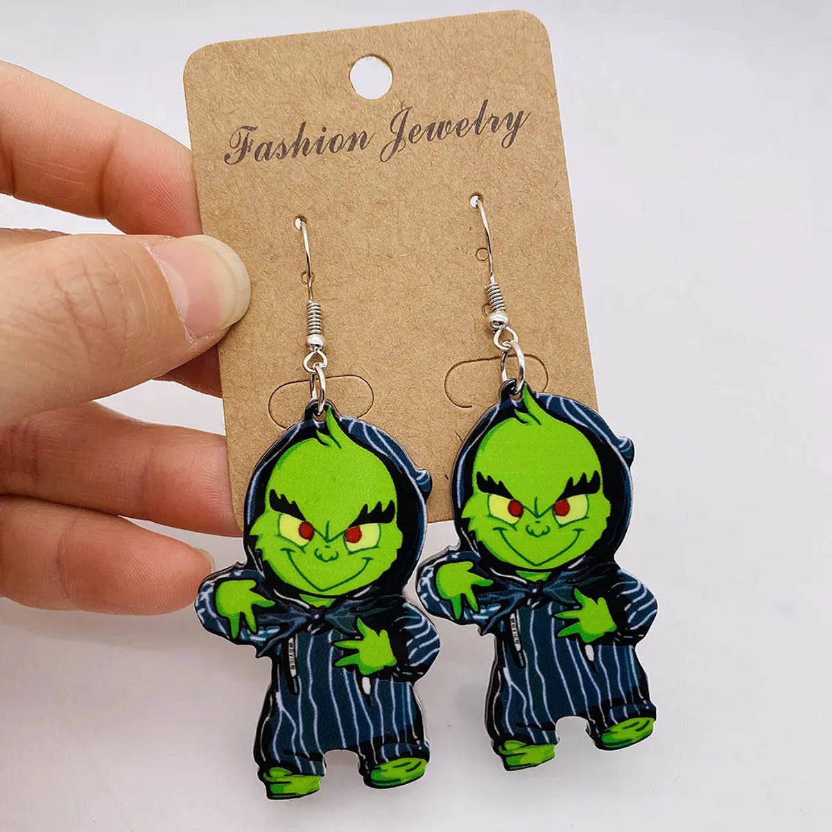 Funny Cartoon Character Ghost Arylic Halloween Women'S Drop Earrings