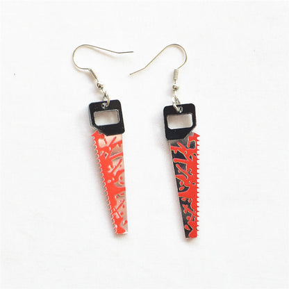 Funny Knife Arylic Earrings