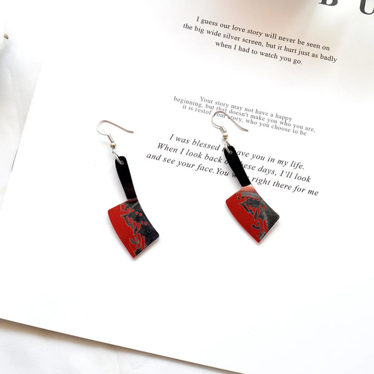 Funny Knife Arylic Earrings