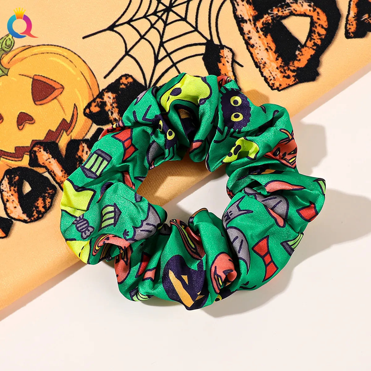 Funny Pumpkin Cloth Hair Tie