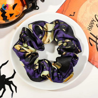 Funny Pumpkin Cloth Hair Tie