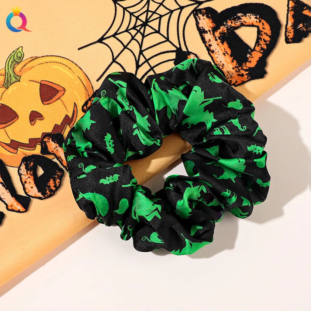 Funny Pumpkin Cloth Hair Tie