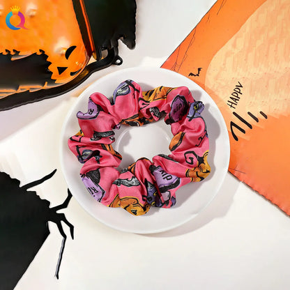 Funny Pumpkin Cloth Hair Tie