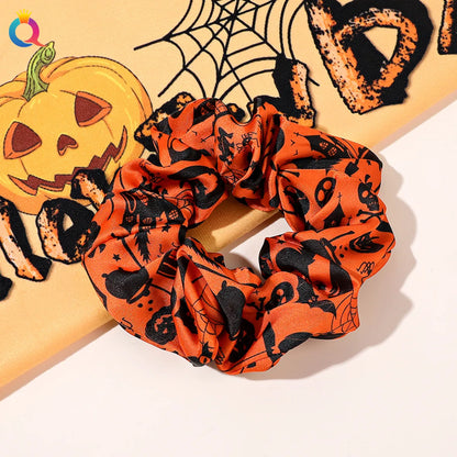 Funny Pumpkin Cloth Hair Tie