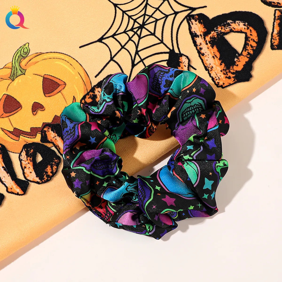 Funny Pumpkin Cloth Hair Tie