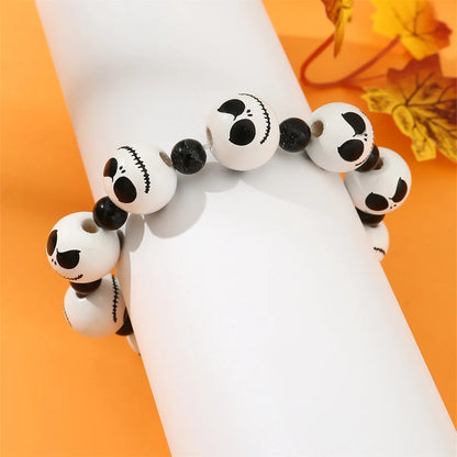 Funny Punk Halloween Pattern Plastic Wholesale Bracelets