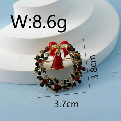 Funny Romantic Simple Style Letter Bow Knot Alloy Inlay Rhinestones Unisex Brooches 1 Piece