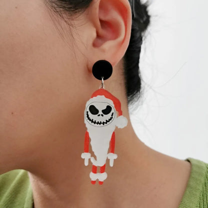 Funny Santa Claus Arylic Women's Drop Earrings 1 Pair