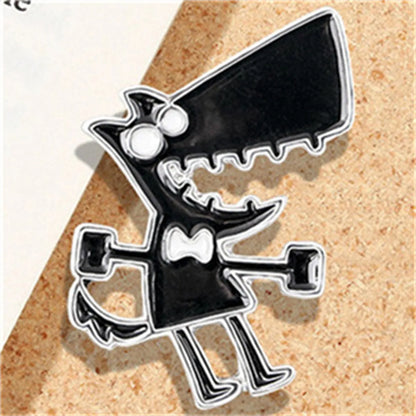 Funny Streetwear Color Block Alloy Unisex Brooches