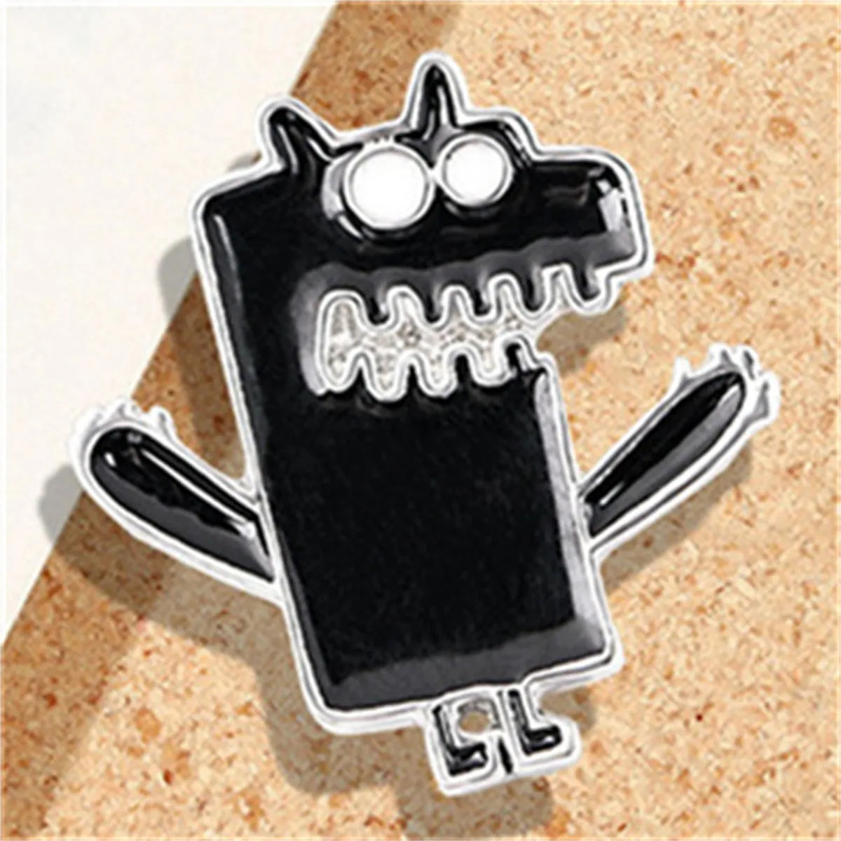 Funny Streetwear Color Block Alloy Unisex Brooches