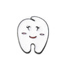 Funny Teeth Alloy Stoving Varnish Unisex Brooches