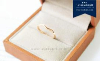 Geometric Curve Ring Joint Ring Wavy Ring Tail Ring Small Fresh Ring