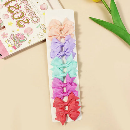 Girl'S Cartoon Style Bow Knot Polyester Hair Clip