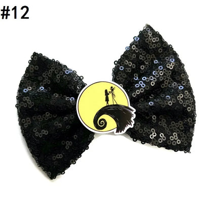 Girl'S Casual IG Style Solid Color Bow Knot Handmade Hair Clip