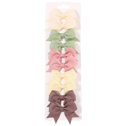 Girl'S Cute Bow Knot Polyester Hair Clip