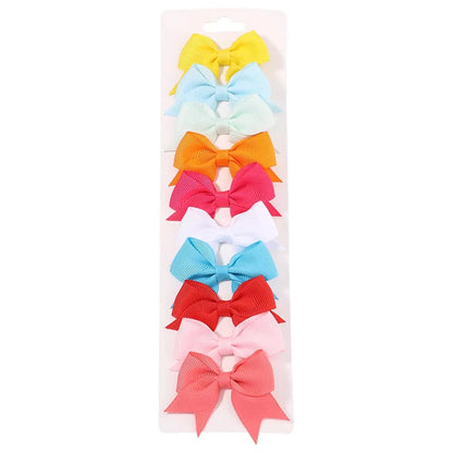 Girl'S Cute Bow Knot Polyester Hair Clip