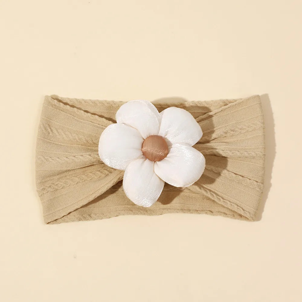 Girl'S Cute Flower Nylon Hair Band