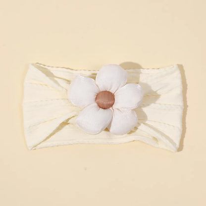 Girl'S Cute Flower Nylon Hair Band