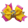 Girl'S IG Style Sweet Number Bow Knot Cloth Hair Clip