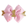 Girl'S IG Style Sweet Number Bow Knot Cloth Hair Clip